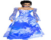 {CDS} Blue Floral Dress
