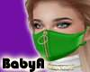 ! BA Green Fashion Mask