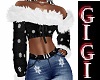 GM Fur Snowflake Black