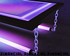 neon purple table