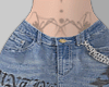 ғ' Skirt Y2k Jeans