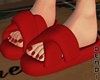 Holiday Red Slippers