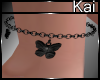 GOTHIC BUTTERFLY ANKLET