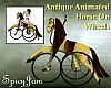 Antq Anim Horse on Wheel