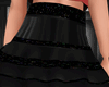 F*striped black skirt