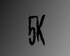 xK: 5k sticker