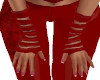 Elektra Red Strap Gloves