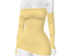 Yellow luxury dress