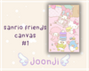 sanrio friends canvas #1