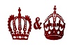 Red King & Queen Crowns