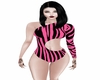 Pink Zebra Bodysuit