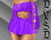 Purple Skirt & Tied Top