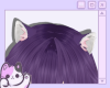 purple cat ears