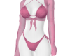 Bikini pink shinny