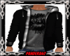 veste pull noir gris
