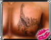 B* Scorpion Chest Tattoo