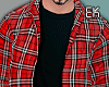 Red country flannel