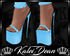 ♔K Tease Heels Blue