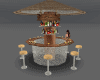 rustic kiosk bar