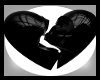 Broken Black Glass Heart