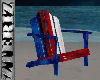 4th of July Beach Chair