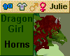 Dragon Girl - Horns