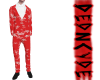 Red Snowflake Suit