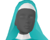 SB Nun Teal Latex Veil