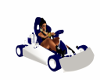 Blue/Wte GoKart Animated