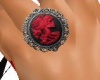 *RD* Red Cameo Skull