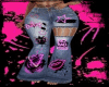 Neon Pink Jeans