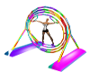 crazy rainbow hoops