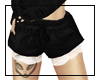 Lace shorts-black