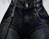 S. Black jeans + chain