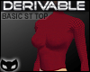 Derivable Skintight Top