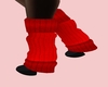 Suede Boots Red Warmers