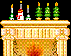 Tiny Christmas Fireplace