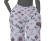 lv sleep wear pants