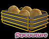 Bread Wire Basket Gold