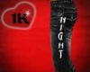 !!1K NIGHT BLACK JEANS