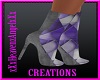 Purple -Grey Boots
