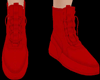 Red Shoes Boots Tactical