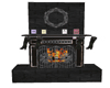 *CC* Goth Xmas Fireplace