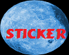 Blue Moon sticker