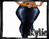 Orange Belted Jeans
