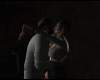 Lovers in the Dark Kiss