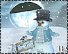 Snowman Animated Snowing