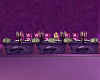 purple rose head table