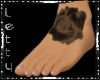 Rose Bare Feet Tattoo M