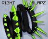 !!S Spiked Brace Green